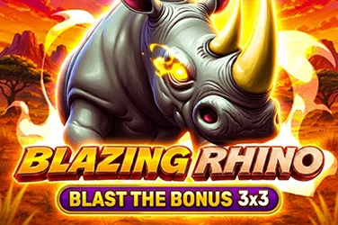 Blazing Rhino Blast The Bonus 3x3